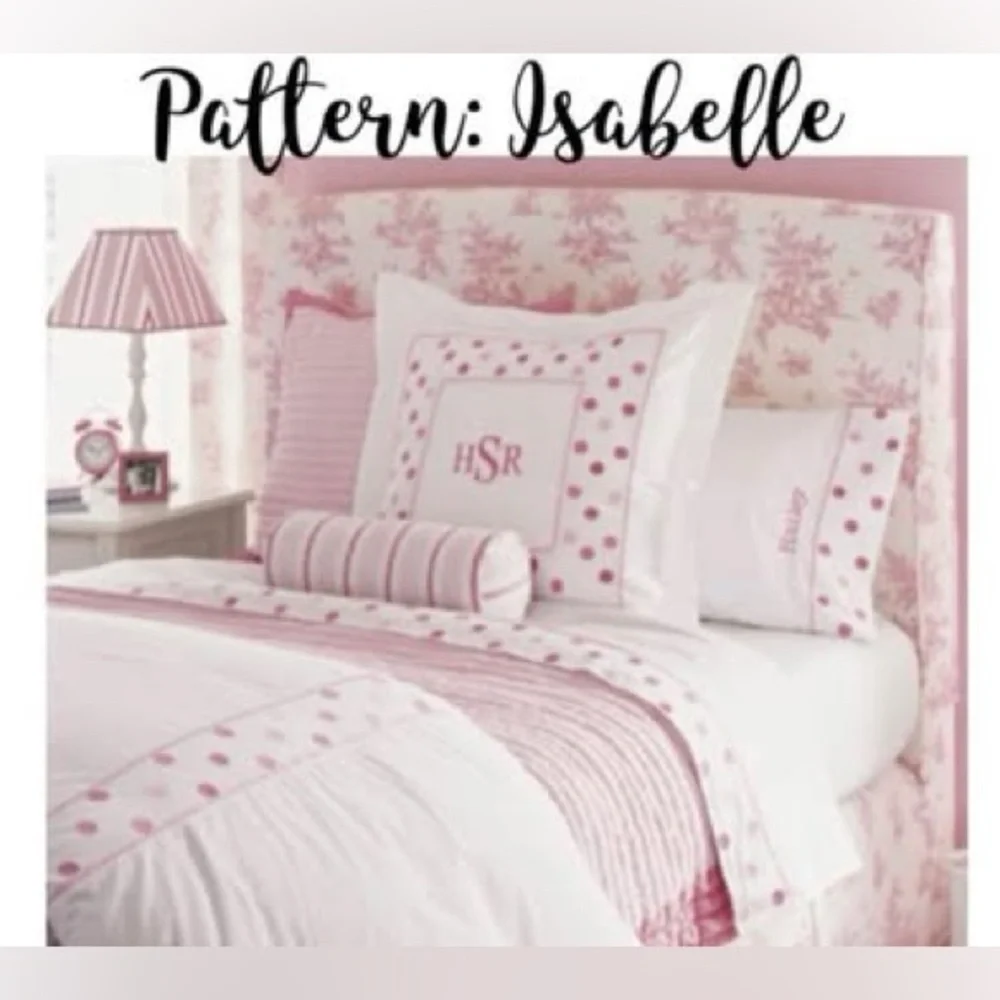 ISABELLE TOILE DUVET  Cover  & 2 STANDARD PILLOWCASES ~~  Twin size